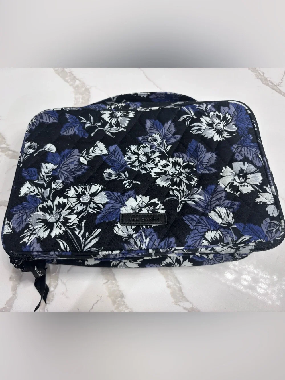 Vera Bradley Large Blush and Brush Make-Up Case in Frosted Floral